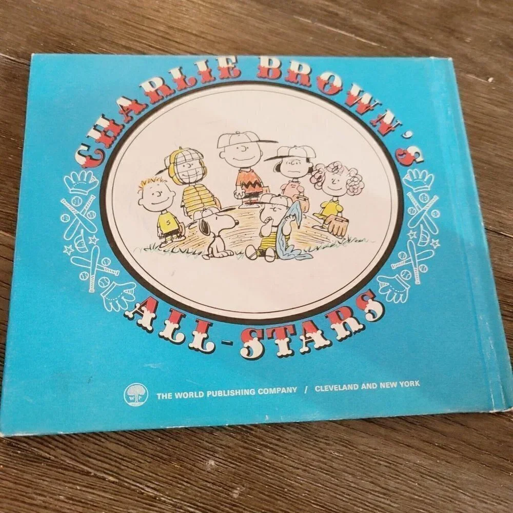 Vintage 1960s Charlie Brown's All-stars 1st Edition Picture Book Charles Schultz